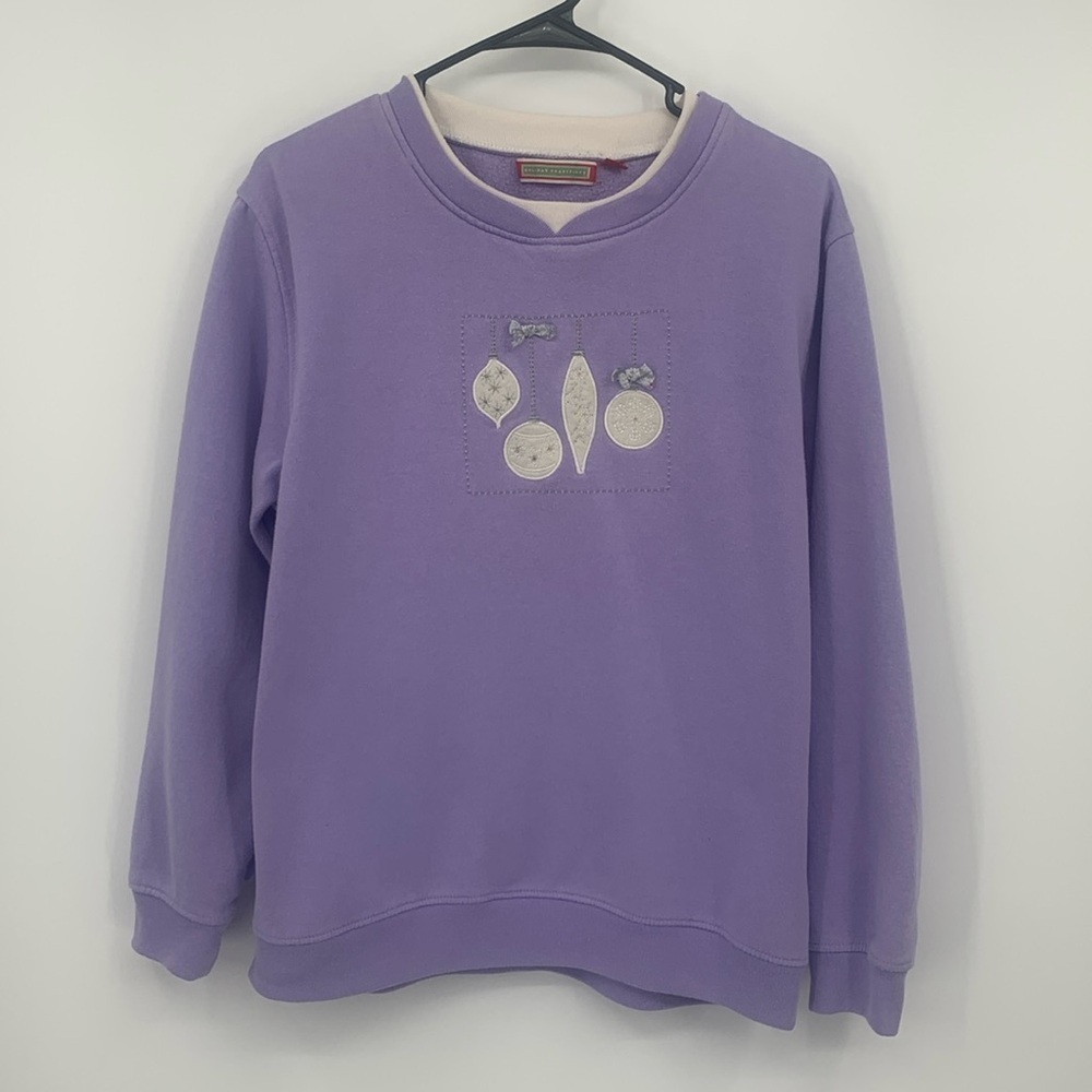 Holiday Traditions Crewneck Sweatshirt Women’s Size XL